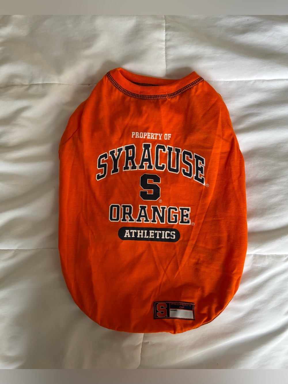 Syracuse Dog Jersey - size Medium